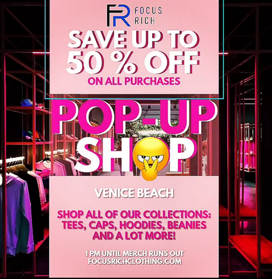 Focus Rich Clothing Pop-Up This Monday at Venice Beach – 2Pac Drop, Giveaways & More